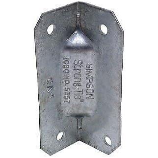Simpson Strong-Tie Gusset Angle 2-3/4" L Fasteners 6-10d 18pk