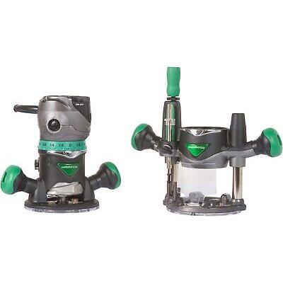 Metabo HPT KM12VC 2 - 1/4 Peak HP Variable Speed Fixed Plunge Base Router Kit - SIGNIFICANTSERVICES.COM